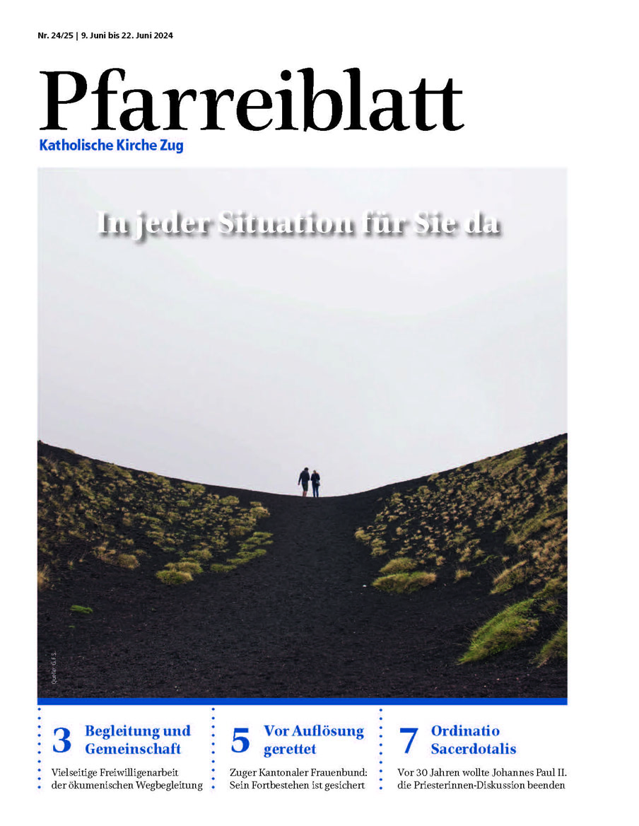 Cover Pfarreiblatt Zug, Nr. 24/25 2024